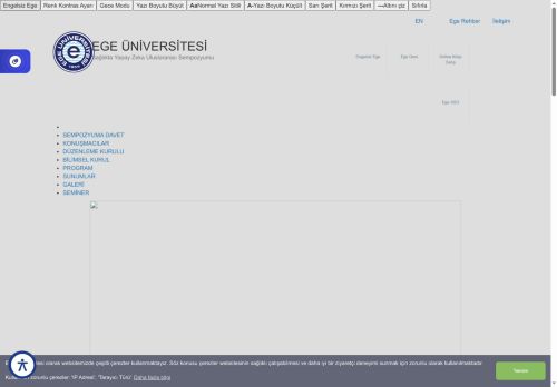 E.Ü. Sağlıkta Yapay Zeka Uluslararası Sempozyumu