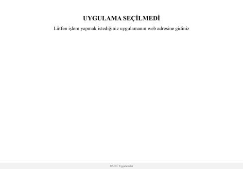 BAİBÜ YEMEK LİSTESİ