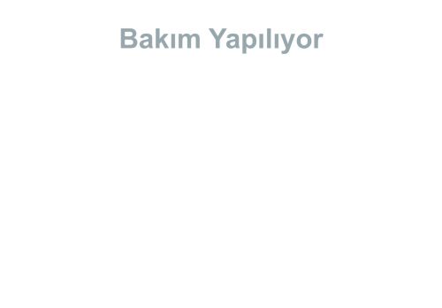 Bakım Yapılıyor