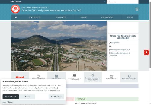 Süleyman Demirel Üniversitesi - Öğretim Üyesi Yetiştirme Programı Koordinatörlüğü