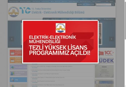 Elektronik Mühendisliği Bölümü | T.C. Trakya Üniversitesi - Elektrik