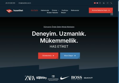 Has Etiket - Ana Sayfa