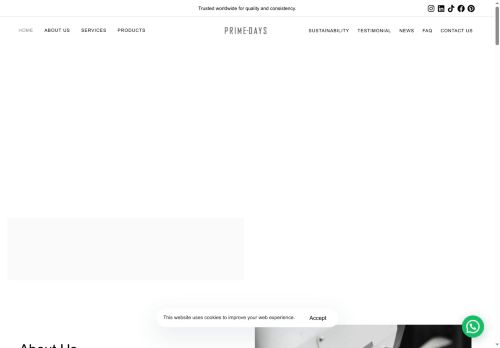 Fashion Sourcing Solution - Homepage - Primedays