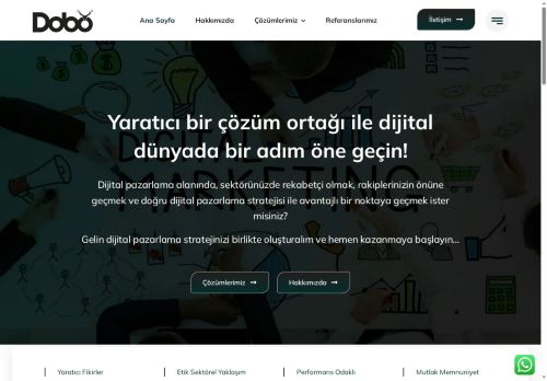 Dijital Pazarlama Danışmanlığı - Ana Sayfa - Dobo Creative Agency