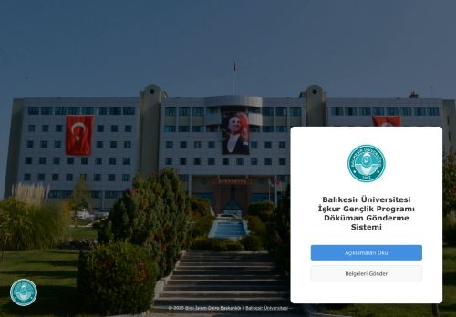 İşkur Gençlik programı- Balıkesir Üniversitesi