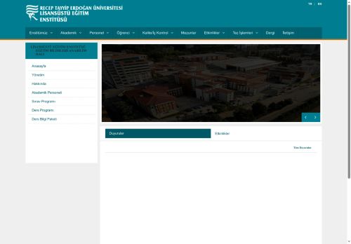 Anasayfa | Eğitim Yönetimi Tezli Lisansüstü Programı