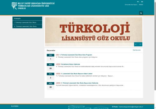 Anasayfa | Türkoloji Lisansüstü Güz Okulu