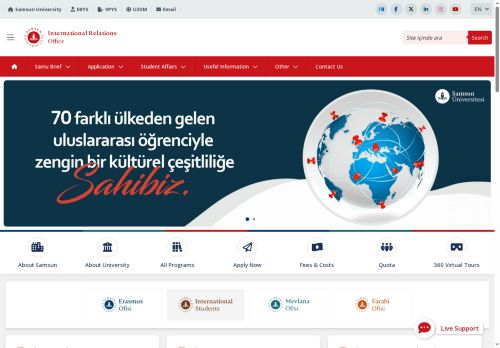 Samsun Üniversitesi - Uluslararası İlişkiler Ofisi