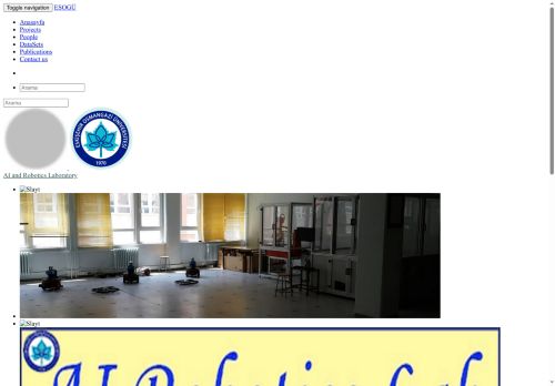 AI and Robotics Laboratory | Eskişehir Osmangazi Üniversitesi - Anasayfa