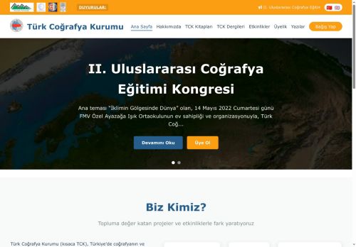 Türk Coğrafya Kurumu - Ana Sayfa