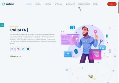 Kişisel Web Sitesi - Erol İŞLEN | Web Developer