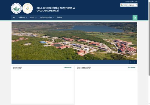 Ana Sayfa | OKUL ÖNCESİ EĞİTİMİ ARAŞTIRMA ve UYGULAMA MERKEZİ
