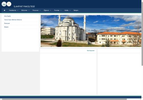 Ana Sayfa | İLAHİYAT FAKÜLTESİ