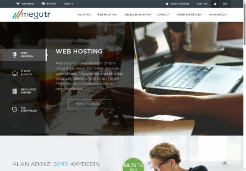 MegaTR - Web Hosting, Reseller, Linux Hosting, Kiralık Sunucu