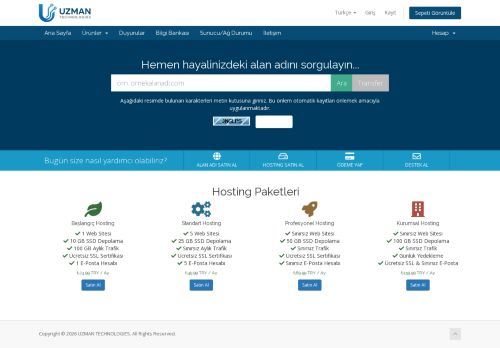 UZMAN TECHNOLOGIES - Ana Sayfa