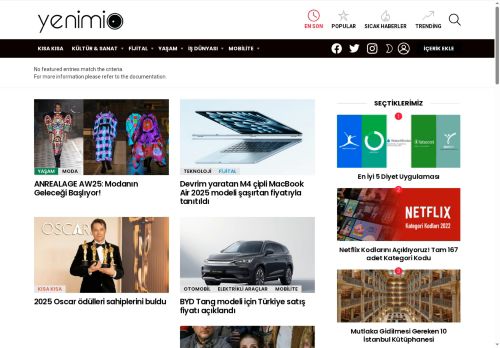 Yeni olan ne varsa burada - Yenimi o