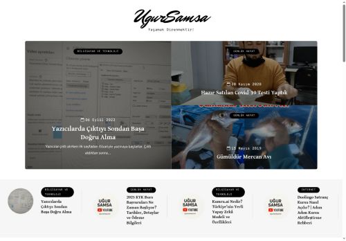 Uğur Samsa – Yaşamak Direnmektir!