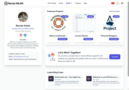 Sercan Aslan | Professional Profile