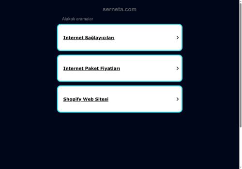 serneta Kaynaklar ve Bilgiler. - serneta.com - Bu web sitesi satılıktır!