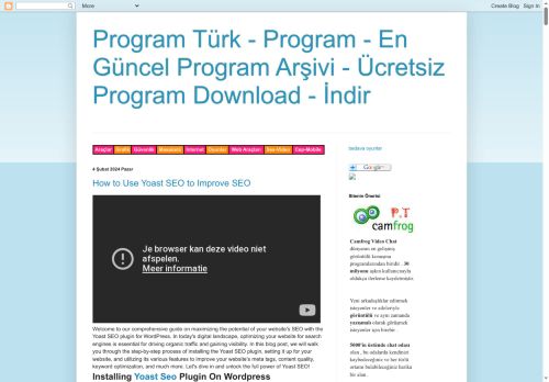 İndir - Program Türk - Program - En Güncel Program Arşivi - Ücretsiz Program Download