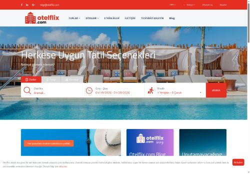 Otelflix.com: Önce Türkiye'yi Keşfet