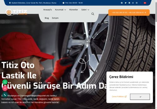 Titiz Oto Lastik | Bursa Mudanya & Osmangazi Oto Lastikçi Hizmetleri