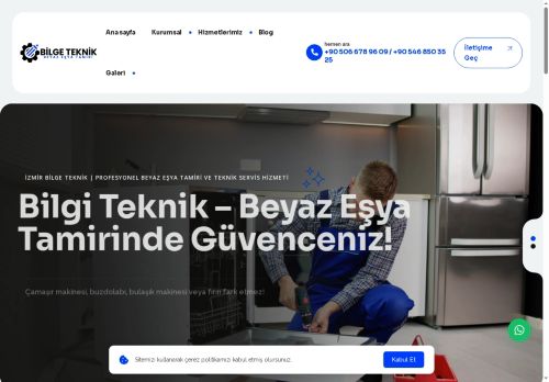 İzmir Bilge Teknik | Profesyonel Beyaz Eşya Tamiri ve Teknik Servis Hizmeti