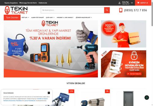 Tekin GÃ¼venlik Sistemleri 0850 372 7 856 (TKN) - Tekin Ticaret