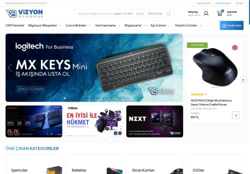Vizyon Bilgisayar | Bilgisayar, OEM Paketler, Oyun Ekipmanları