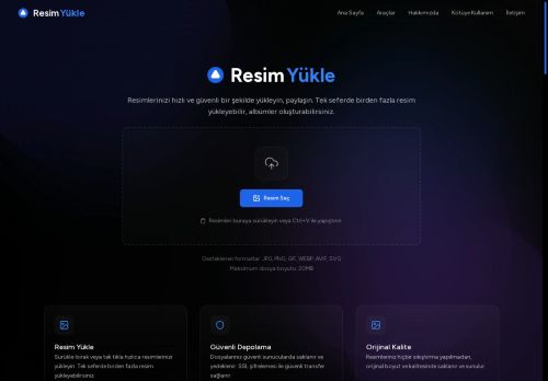 Resmim - Resim Yükle : Hızlı Resim Paylaş - Fotoğraf Yükle