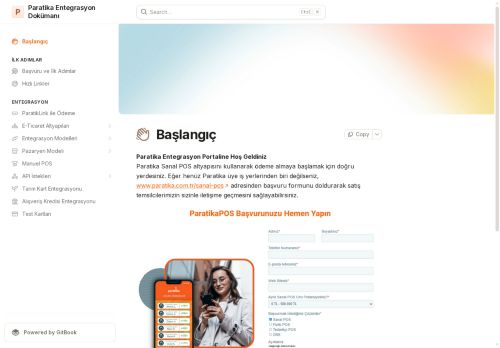 Başlangıç | Paratika Entegrasyon Dokümanı