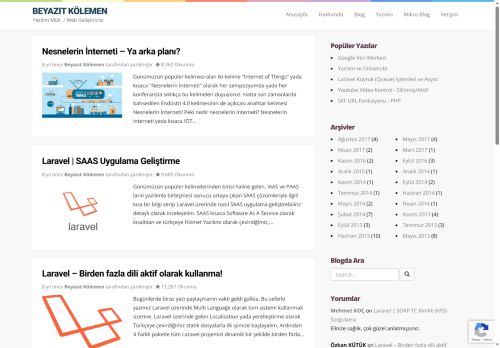 Yazılım Mühendisi - Beyazıt Kölemen