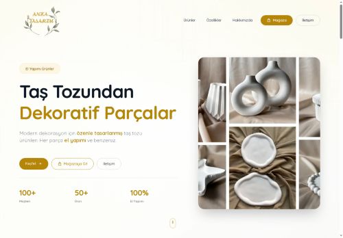ANKA TASARIM | Taş Tozundan Dekoratif Parçalar