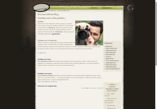 Personal Official Blog - AhmBay