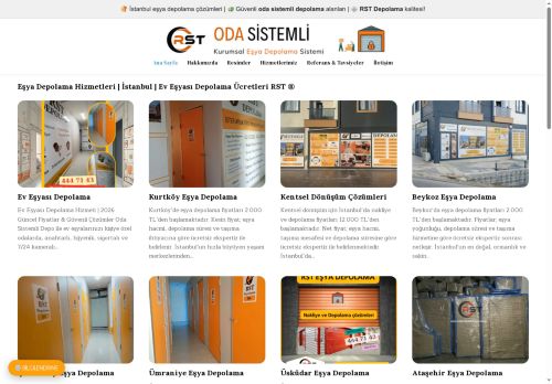 Oda Sistemli Eşya Depolama – Kiralık Eşya Depoları | Ev Eşyası Depolama