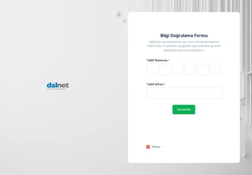 Bayi Girişi | Dalnet B2B paneli