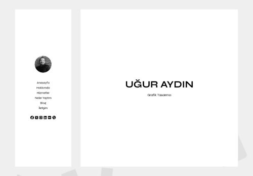 Freelance Grafik Tasarımcı - Uğur AYDIN