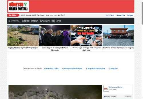 Güneysu Haber