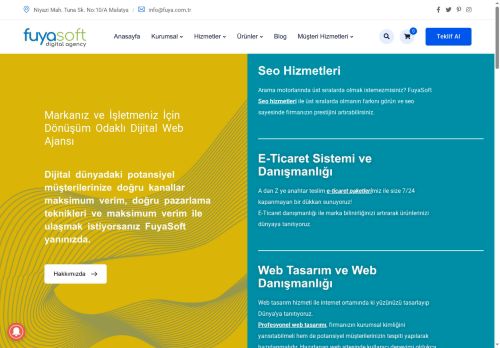 Web Yazılım | FuyaSoft - Web Tasarım - Seo - E-Ticaret