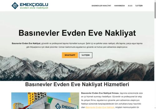 Basınevler Evden Eve Nakliyat ile % 20 İndirimli