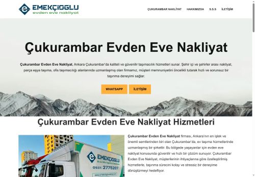 Çukurambar Evden Eve Nakliyat ile % 20 İndirimli Fiyarlar