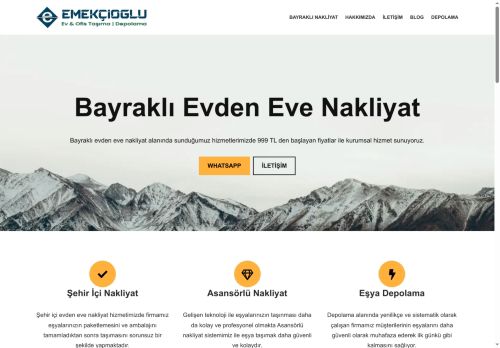 Bayraklı Evden Eve Nakliyat 599 TL İzmir Ev Taşıma