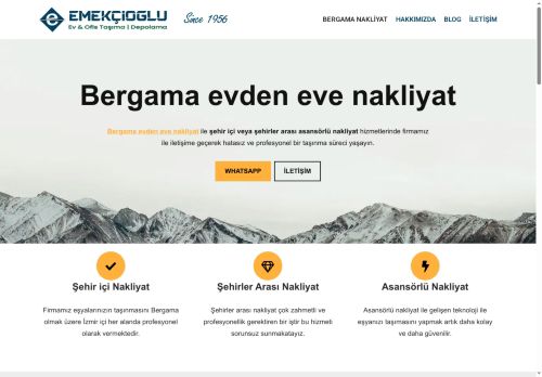 Bergama Evden Eve Nakliyat 599 TL İle İzmir Ev Taşıma