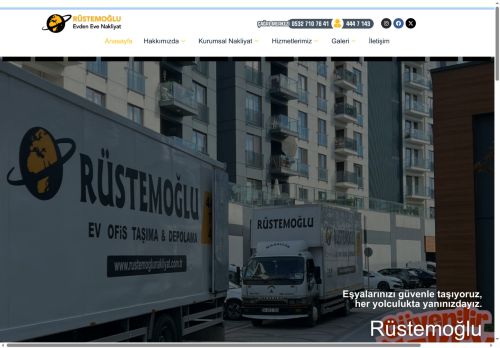 Rüstemoğlu Evden Eve Nakliyat İstanbul Ofis Taşıma 444 7 143 – İstanbul Ev Ofis Nakliyeleri