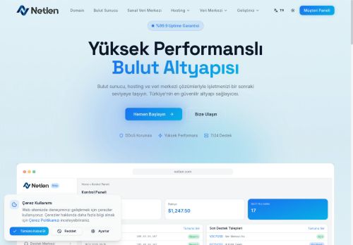 Netlen | Bulut Sunucu, VPS, Hosting & Veri Merkezi Hizmetleri