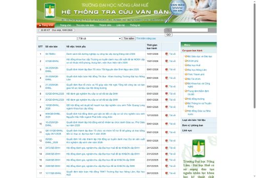 Hệ thống tra cứu văn bản