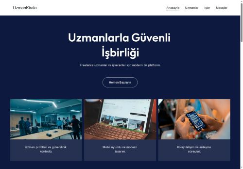 Uzaktan Çalışma İçin Güvenilir Platform | UzmanKirala