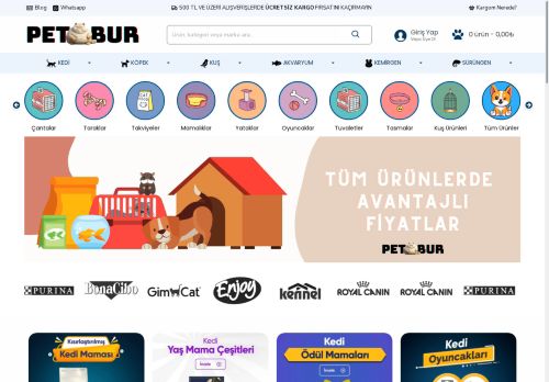 Online Petshop Mağazası - Petobur