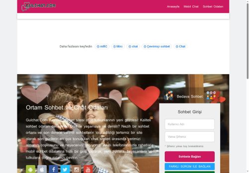 Mobil Sohbet Ortamı Gulchat - Gul Chat Seviyeli Sohbet