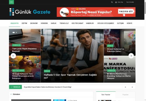 Evinizin İnternet Gazetesi - Günlük Gazete